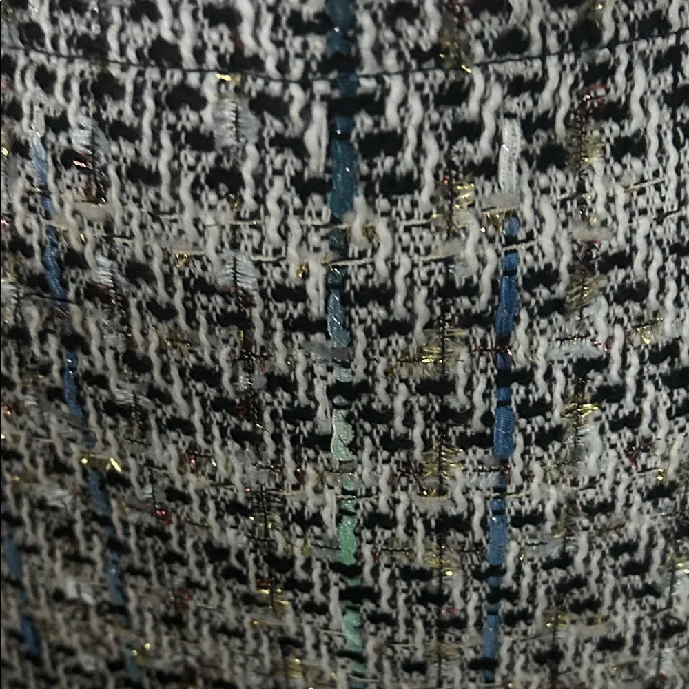 Chanel Black/Blue/Gray Tweed Sequin Tote - Picture 5 of 8